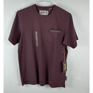 Howler Brothers T-Shirt Mens Small Spectrum Pocket T Plum Wine